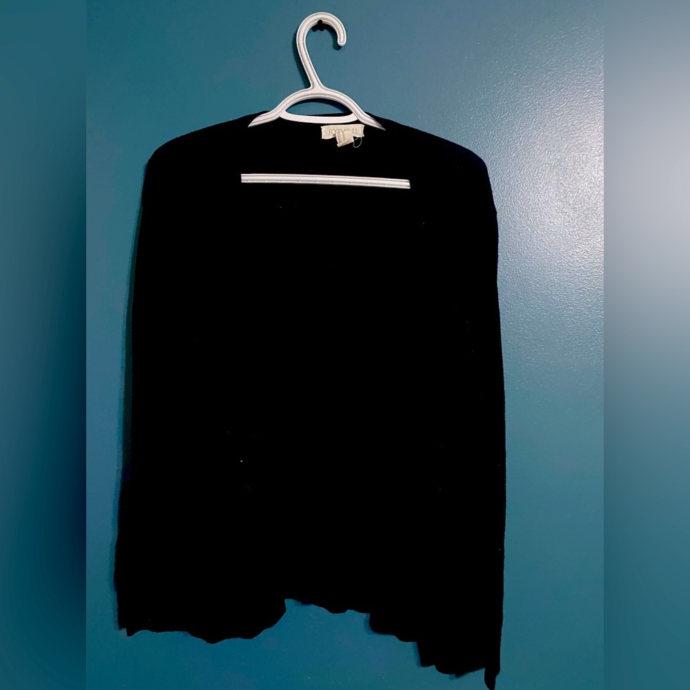 Black medium sized cardigan with buttons